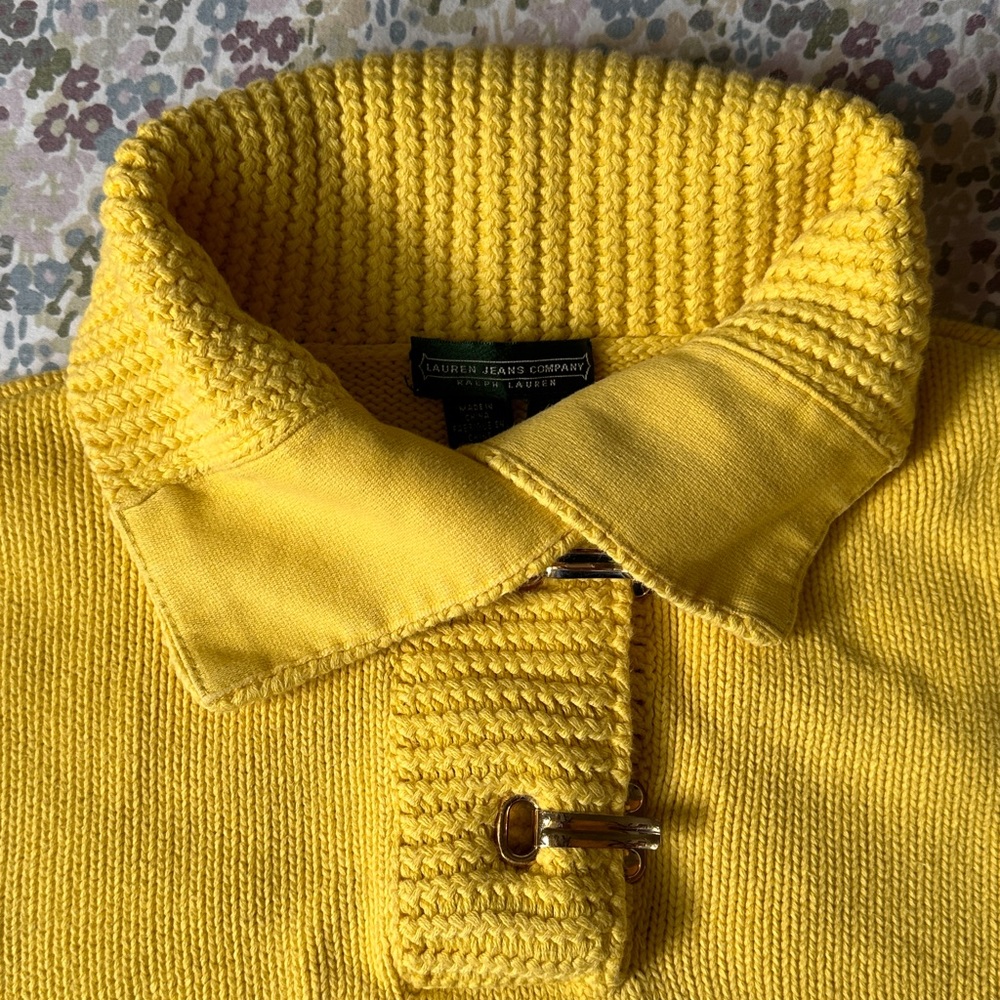 Lauren Jeans Company - Ralph Lauren - Medium Sweater bright sunshine yellow